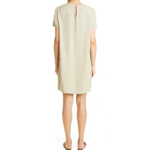 Jenni Kayne Palmer Everyday Crepe T Shirt Dress Willow Beige S - Picture 4 of 10